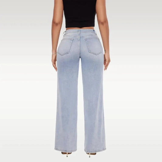 BootyLift Stretch Wide-Leg Jeans